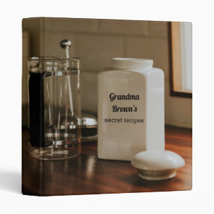 Kitchen Canisters Recipe Binder