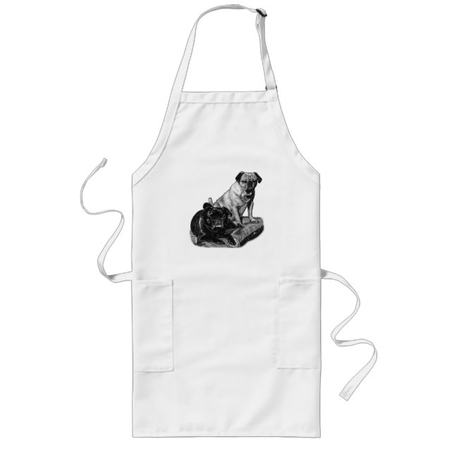 Kitchen Companions, Playful Heart Long Apron (Front)