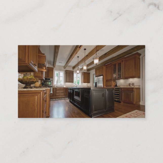 Kitchen Contractor Business Card (Front)