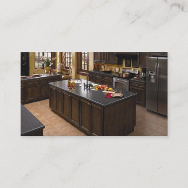 Kitchen Contractor Business Card (Front)