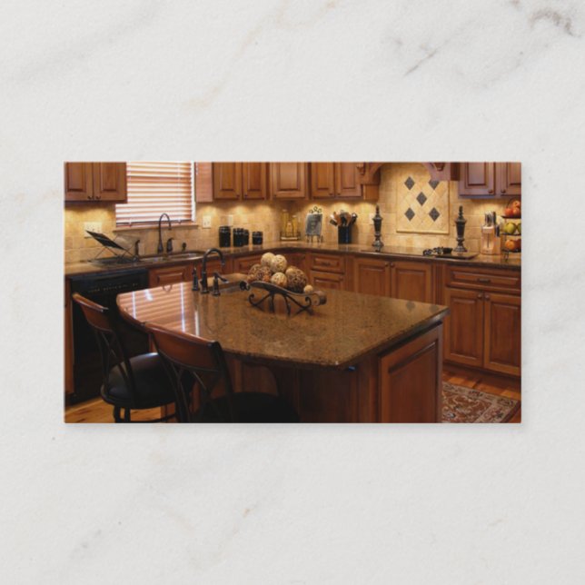 Kitchen Contractor Business Card (Front)