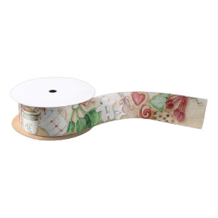Kitchen Cookie Baker Ribbon Satin Ribbon
