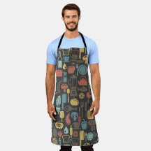 Kitchen Cookware II All-Over Print Apron