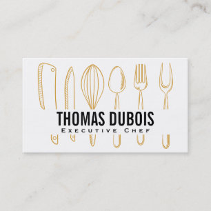 Kitchen Culinary Tools Business Card