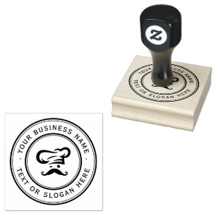 KITCHEN Custom Business Logo Large Rubber Stamp