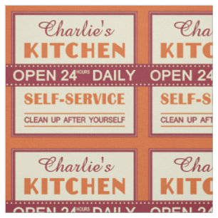 Kitchen – custom name – fabric