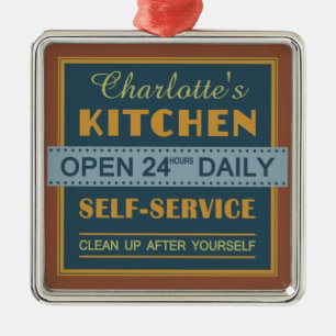 Kitchen – custom name – ornament