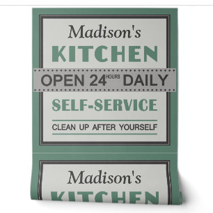 Kitchen – custom name – wallpaper