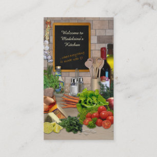 Kitchen (customizable) business card