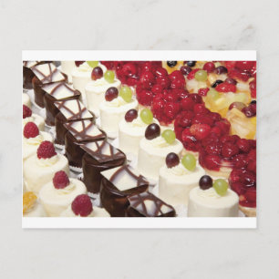 Kitchen Dining Cakes Colourful Photograph Destiny Postcard