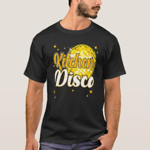 Kitchen Disco 70's 80's Disco Themed Vintage Retro T-Shirt