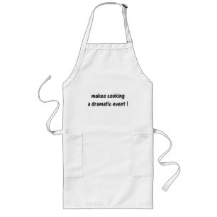 Kitchen Diva - Makes cooking a dramatic event ! Long Apron