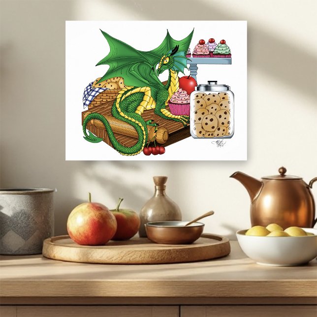 Kitchen Dragon Poster (Creator Uploaded)
