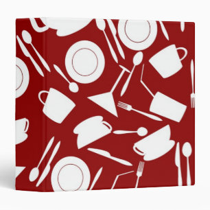 Kitchen Elements Pattern Binder