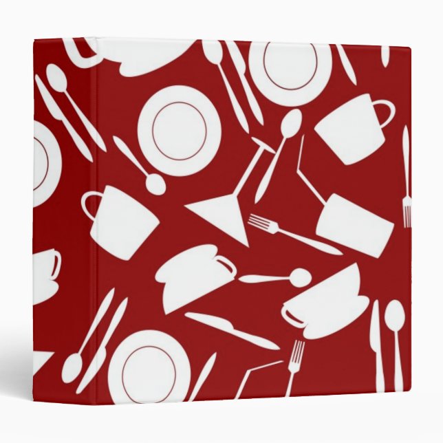 Kitchen Elements Pattern Binder (Front/Spine)