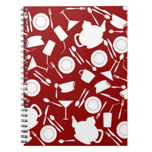 Kitchen Elements Pattern Notebook