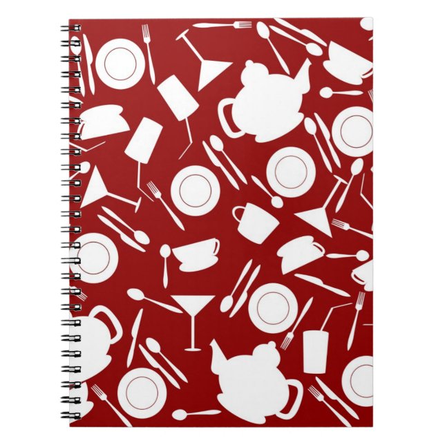 Kitchen Elements Pattern Notebook (Front)
