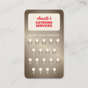 Kitchen faux food grater vintage business card