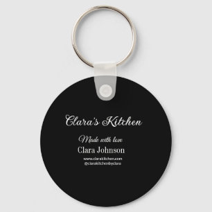kitchen food chef add restaurant cater name detail keychain