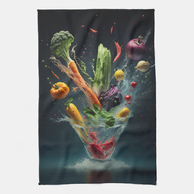 Kitchen Food Vegetable Towel (Vertical)