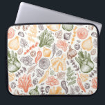 Kitchen Garden Vegetable Pattern Laptop Sleeve<br><div class="desc">Check out this cute pattern featuring garden vegetables.</div>