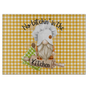 Kitchen Gnome  Cutting Board