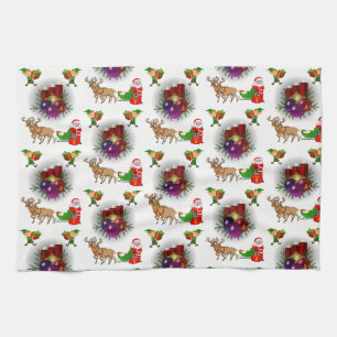 kitchen hand towel christmas