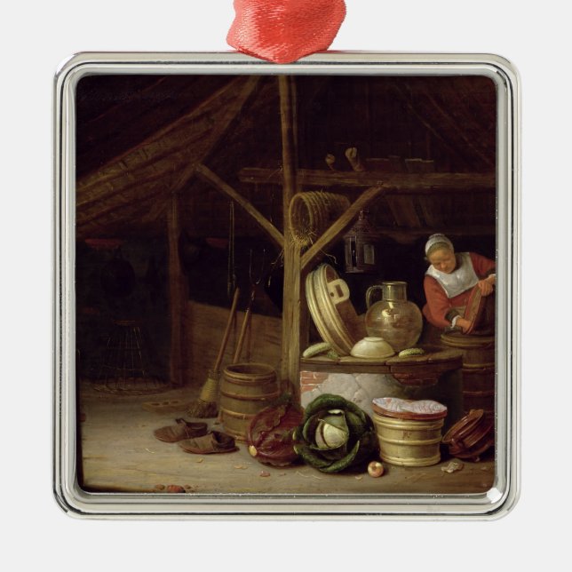 Kitchen Interior Metal Ornament (Front)