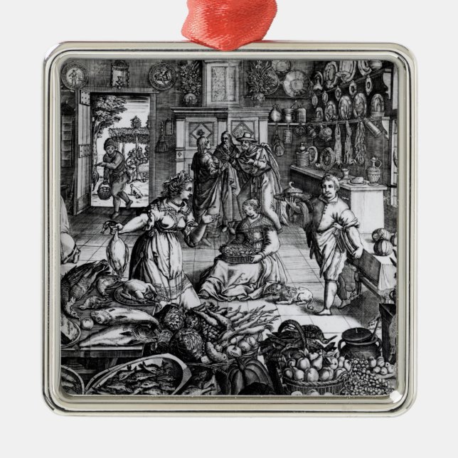 Kitchen Interior Metal Ornament (Front)
