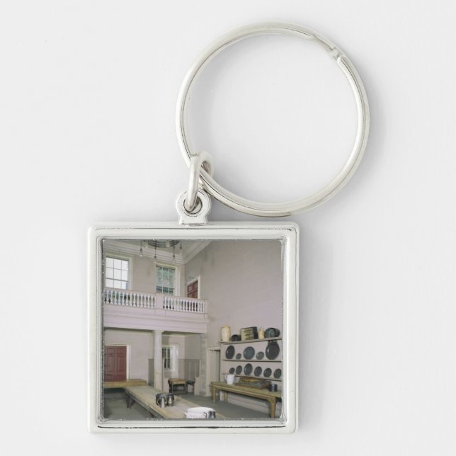 Kitchen Interior mid 18th century Keychain (Front)