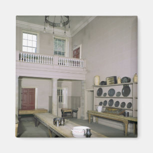 Kitchen Interior mid 18th century Magnet