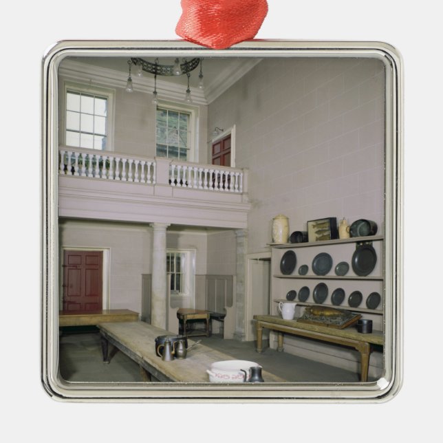Kitchen Interior mid 18th century Metal Ornament (Front)