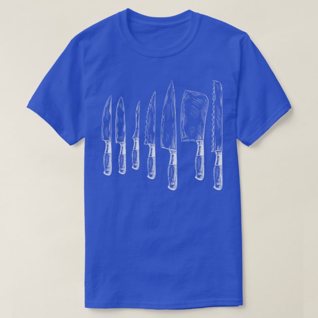 Kitchen Knife Kit T-Shirt (Design Front)