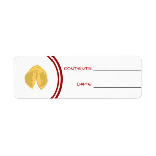 Kitchen Label - Take Out Food - Fortune Cookie