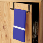 Kitchen Linen Deep Blue White Stripe  Towel<br><div class="desc">Style: Kitchen Towel 16" x 24" Brighten up any kitchen with new kitchen towels! Made of durable poly-blend, these towels are great for drying and will look vibrant with your text, monogram, or artwork. Designed for a lifetime of use, these machine washable kitchen towels look great and clean up well,...</div>