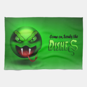 Kitchen Linen Snakemoji Towel