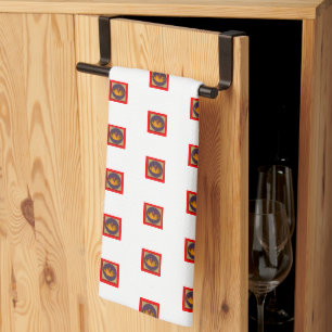 Kitchen Linen Yellow Teapot  Towel