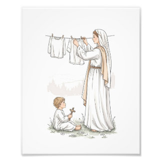 Kitchen Madonna, Catholic Photo Print