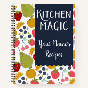 Kitchen Magic Personalized Fruit Recipes Notebook