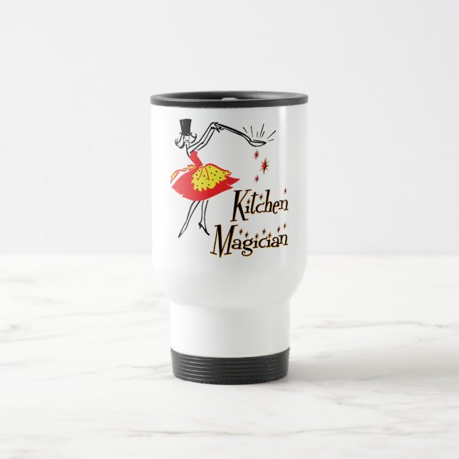 Kitchen Magician Cooking Saying Customizable Mug (Center)
