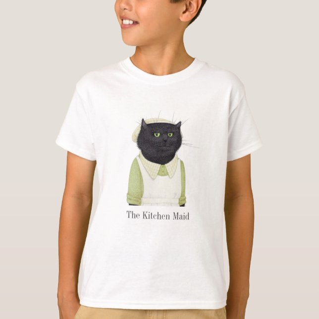 KITCHEN MAID CAT Boys' Basic T-Shirt (Front)