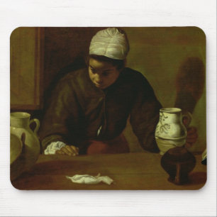 Kitchen Maid with the Supper at Emmaus, c.1618 Mouse Pad