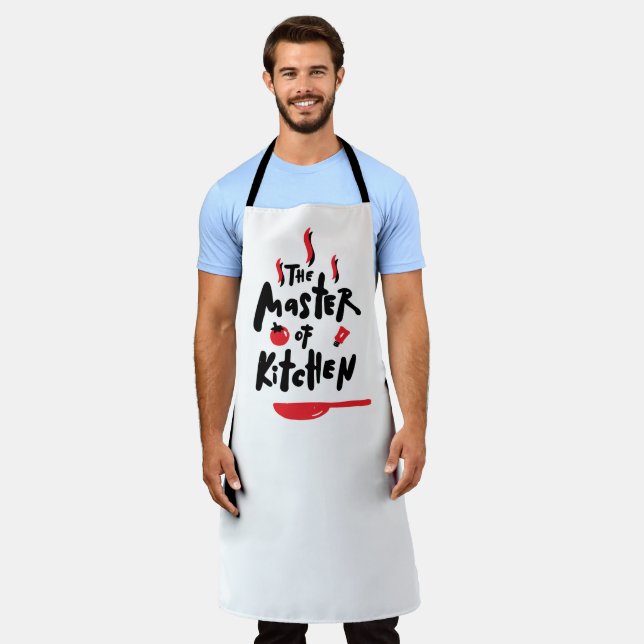 Kitchen Mastery Apron: Culinary Delight Design Apron (Worn)