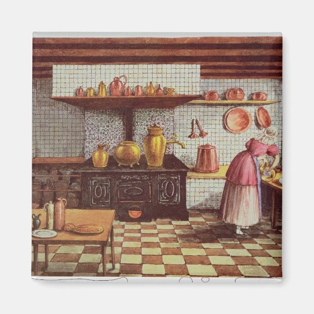 Kitchen of the Hotel St.Lucas Magnet (Front)