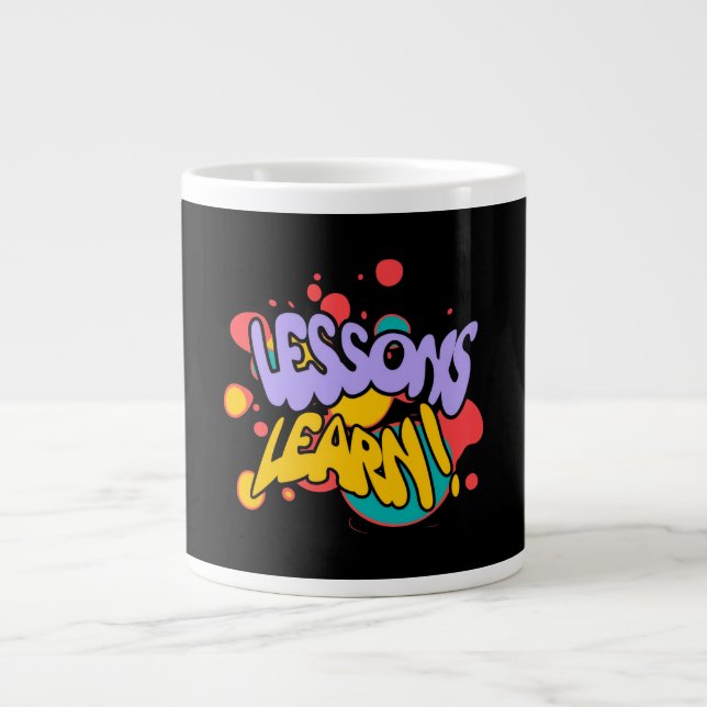 KITCHEN PAINT SPLASH LESSONS LEARN MUG (Devant)