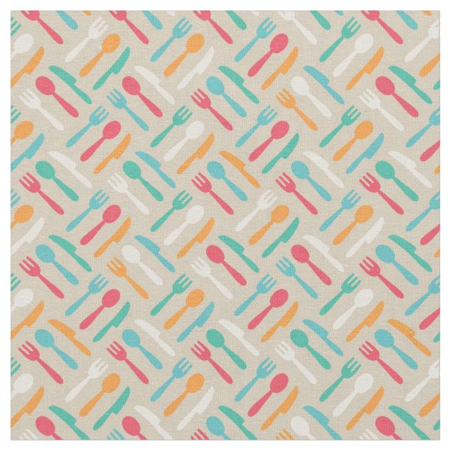 Kitchen pattern 3 fabric (Close Up)