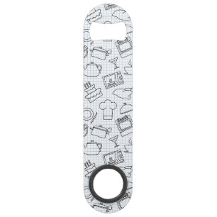 Kitchen Pattern 4 Speed Bottle Opener