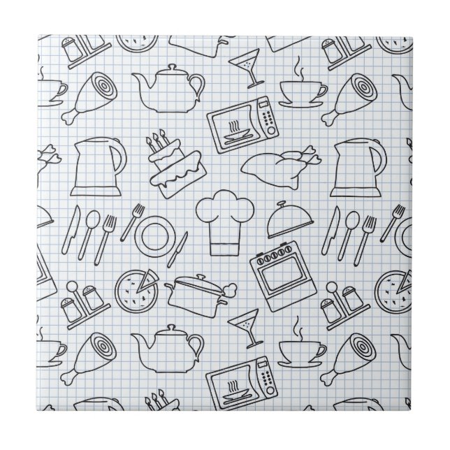 Kitchen Pattern 4 Tile (Front)