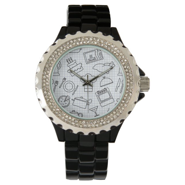 Kitchen Pattern 4 Watch (Front)