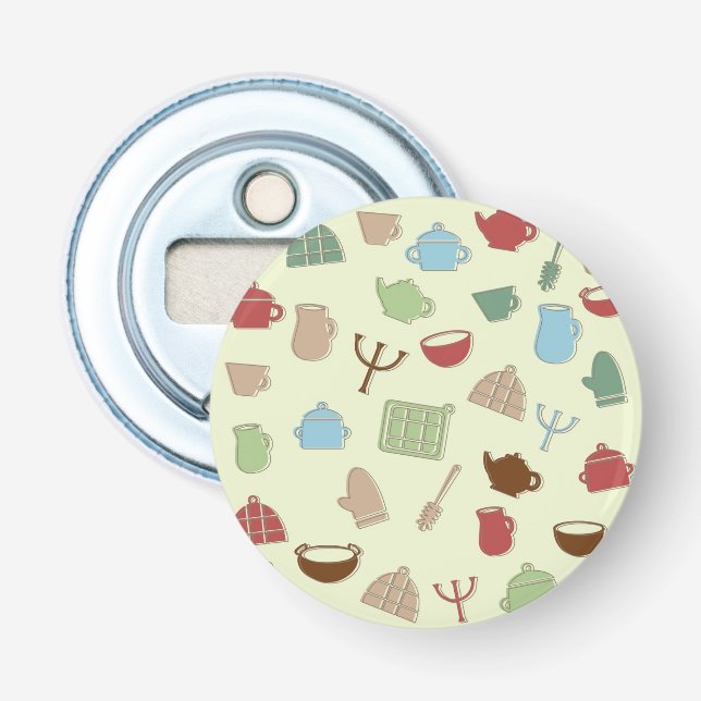 Kitchen pattern bottle opener (Front)